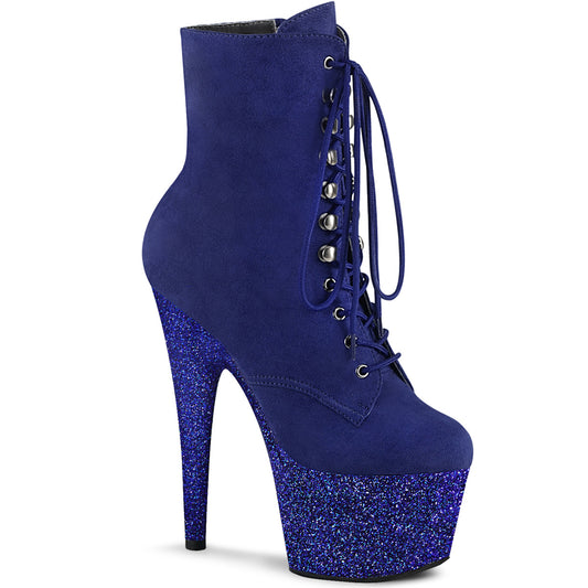 ADORE-1020FSMG  Royal  Blue Faux Suede/Royal  Blue Multi Mini Gltr