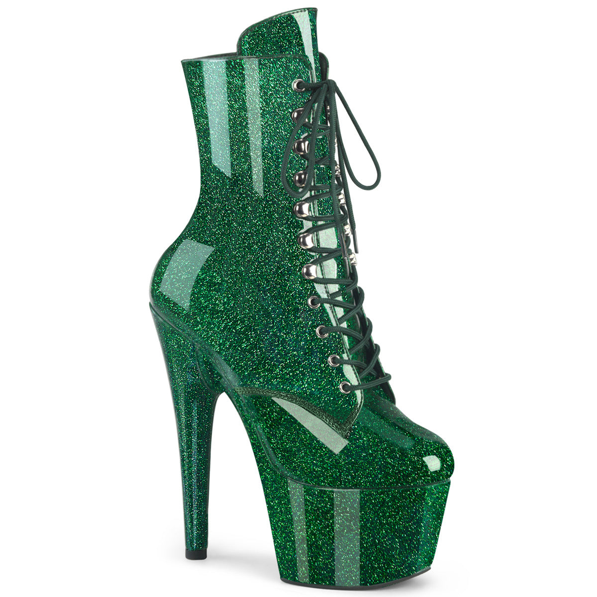 ADORE-1020GP  Emerald Green Glitter Patent/M