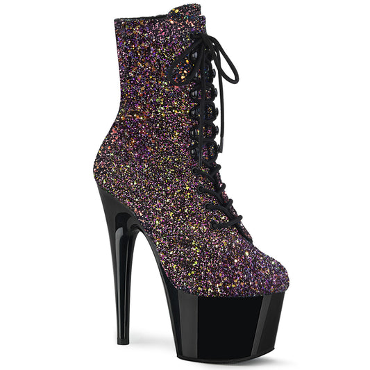 ADORE-1020LG  Purple Multi Glitter/Black