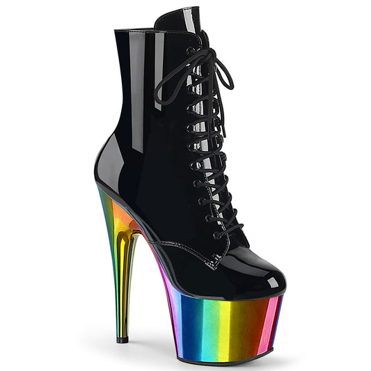 ADORE-1020RC  Black Patent/Rainbow Chrome
