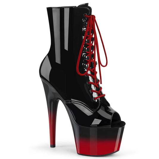 ADORE-1021BR-H  Black Patent/Black-Red