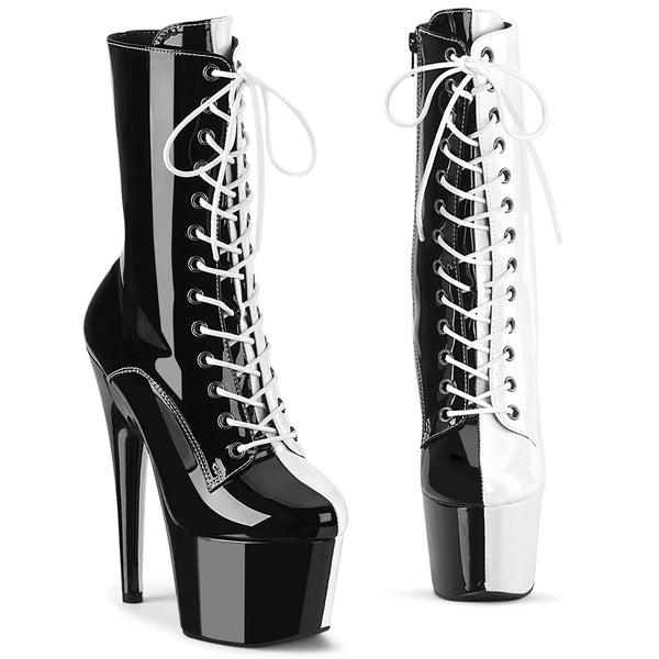 ADORE-1040TT  Black-White Patent/Black-White