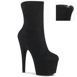 ADORE-1042  Black Faux Suede/Black Faux Suede