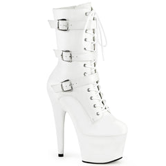 ADORE-1043  White Faux Leather/Matching