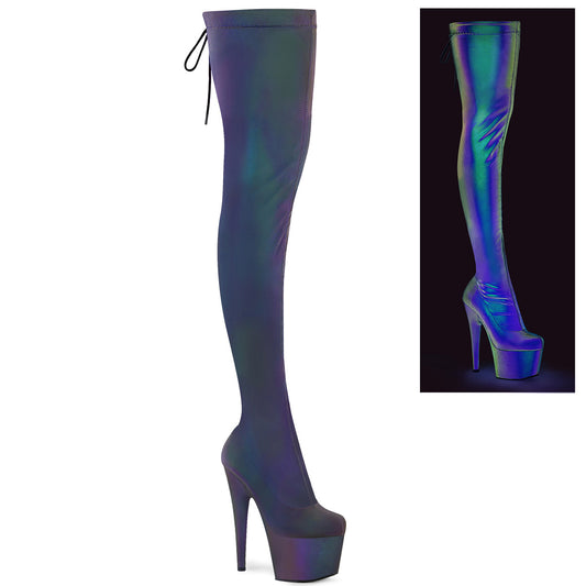 ADORE-3008REFL  Stretch Green-Purple Refllective/M