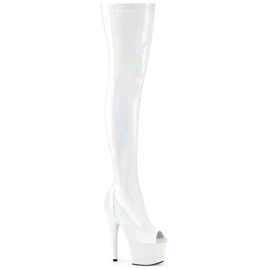 ADORE-3011HWR  White Stretch Holo/White Holo