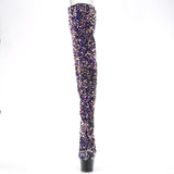 ADORE-3020  Purple Multi Sequins/Black