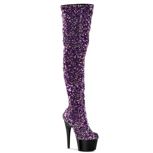 ADORE-3020  Purple Multi Sequins/Black