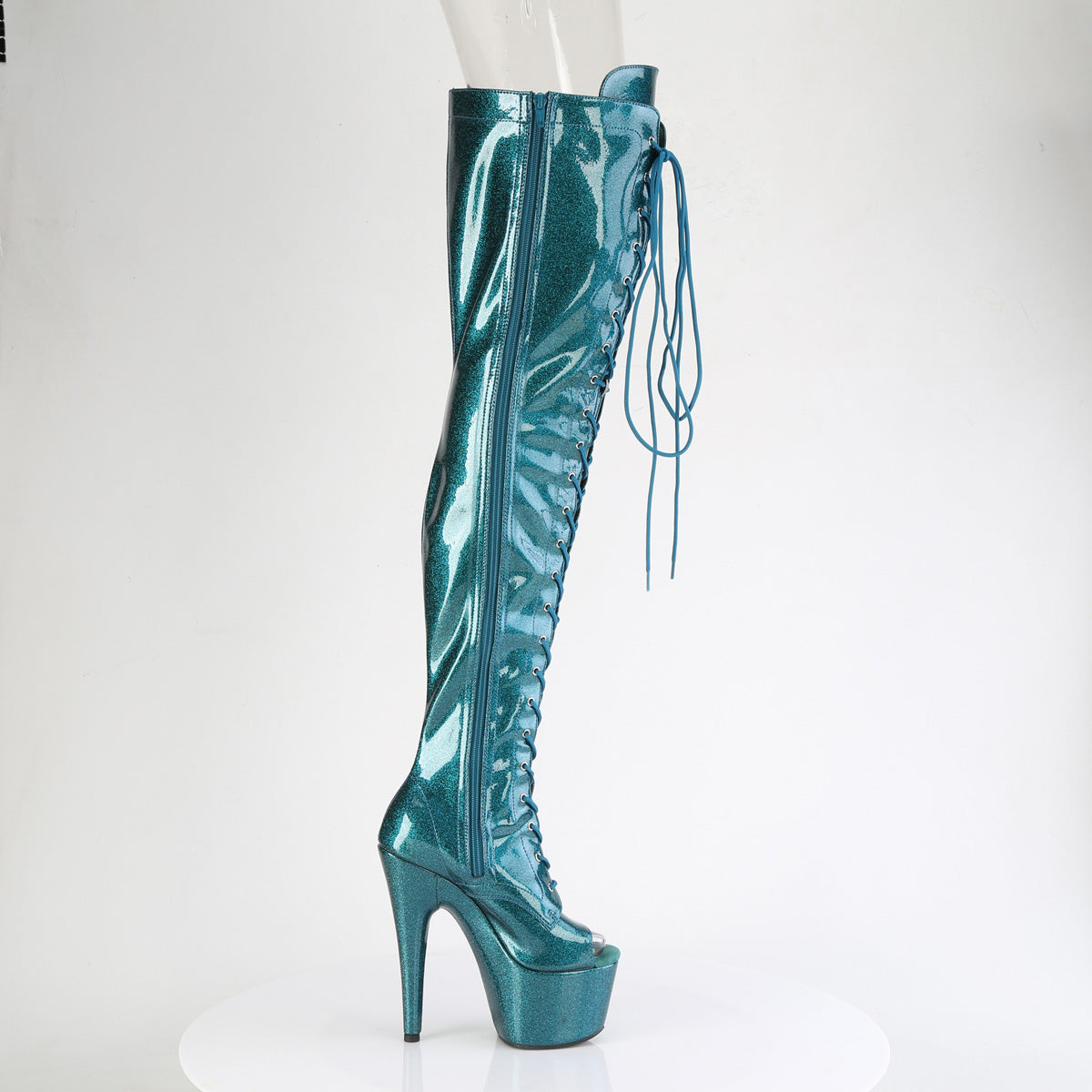 ADORE-3021GP  Teal  Glitter Patent/M