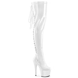 ADORE-3063  White Stretch Patent/White