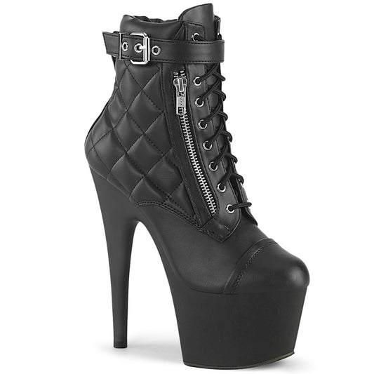 ADORE-700-05  Black Faux Leather/Black Matte