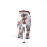 ADORE-701FL  Clear/Red Flowers
