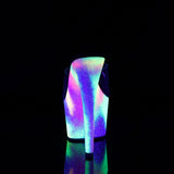 ADORE-701GXY  Clear/Neon Galaxy Mini Glitter