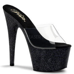 ADORE-701SDG  Clear/Black Glitter