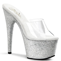 ADORE-701SDG  Clear/Silver Glitter