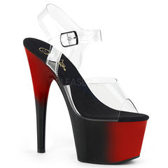ADORE-708BR  Clear/Red-Black