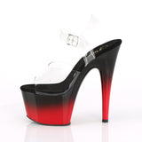 ADORE-708BR-H  Clear/Black-Red