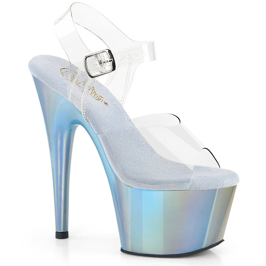 ADORE-708LQ  Clear/Liquid Lt. Blue Hologram