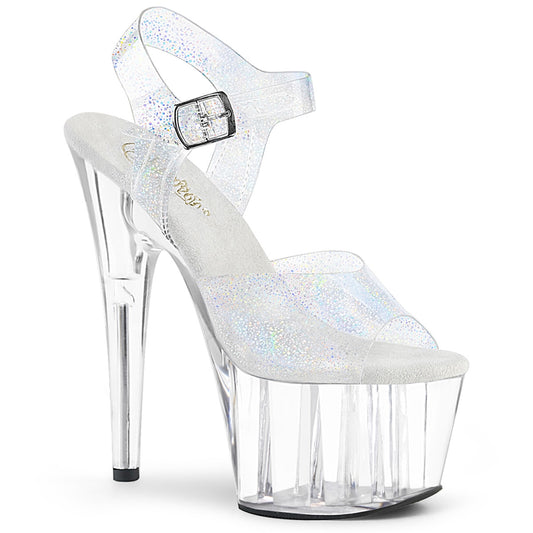 ADORE-708N-MG  Clear-Silver Hologram TPU/Clear