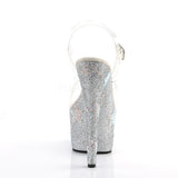 ADORE-708STAR  Clear/Silver Glitter-ABRS