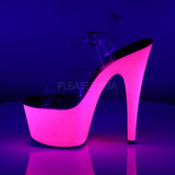 ADORE-708UV  Clear/Neon Pink