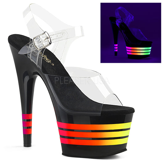 ADORE-708UVLN  Clear/Black-Neon
