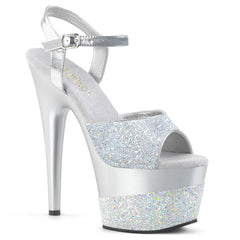 ADORE-709-2G  Silver Multi Glitter/Silver Multi Glitter