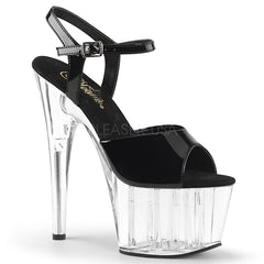 ADORE-709  Black Patent/ Clear