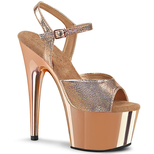 ADORE-709  Rose Gold Textured Metallic/RoseGold Chrome