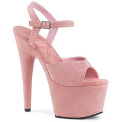 ADORE-709FS  Baby Pink Faux Suede/Baby Pink Faux Suede