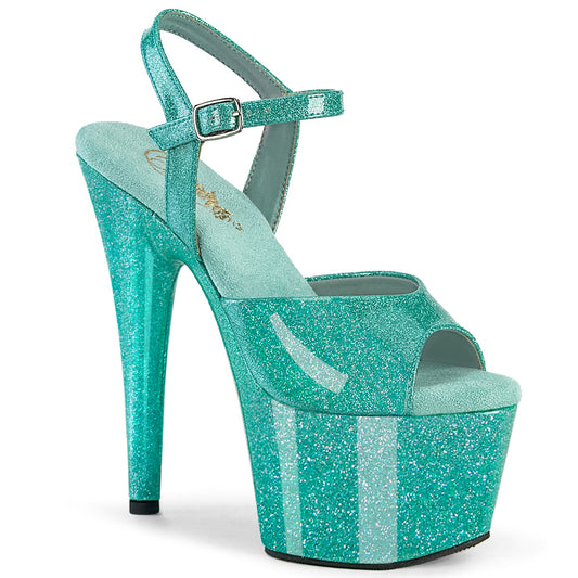ADORE-709GP  Aqua Glitter Patent/M