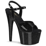 ADORE-709GP  Black Glitter Patent/M