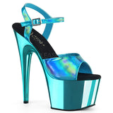 ADORE-709HGCH  Turquoise Hologram/Turquoise Chrome