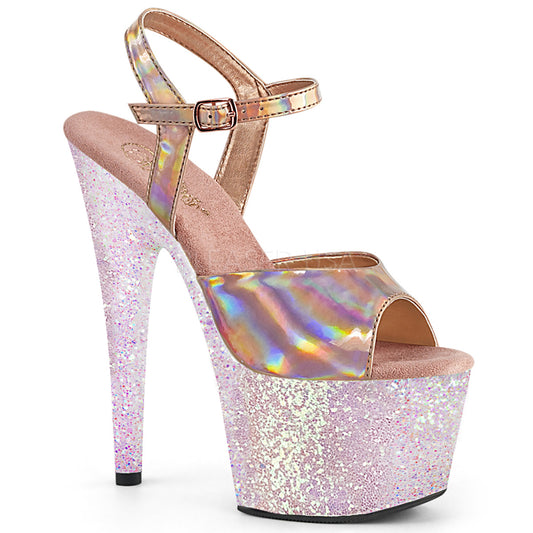 ADORE-709HGG  Rose Gold Hologram/Opal Multi Glitter