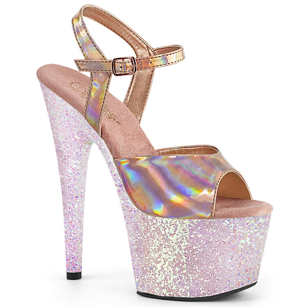 ADORE-709HGG  Rose Gold Hologram/Opal Multi Glitter