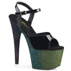 ADORE-709OMBRE  Black/Emerald-Black Ombre