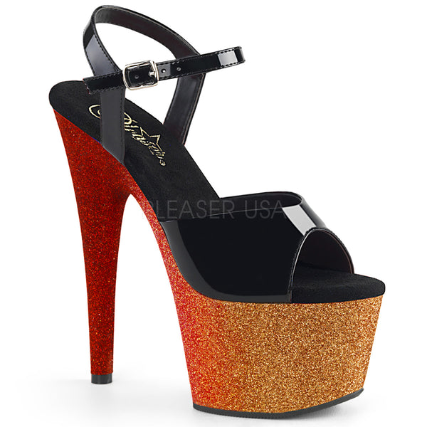 ADORE-709OMBRE  Black/Rose Gold-Red Ombre