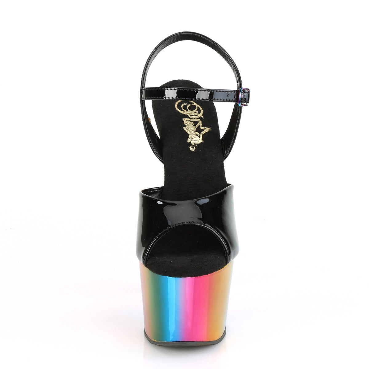 ADORE-709RC  Black Pat/Rainbow Chrome