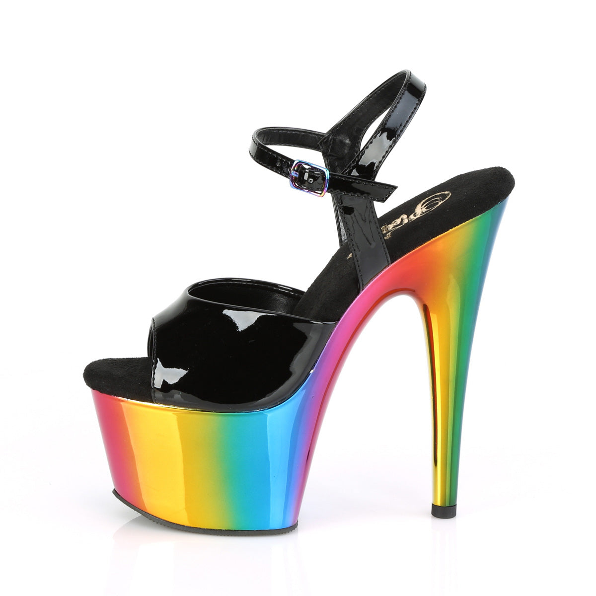 ADORE-709RC  Black Pat/Rainbow Chrome