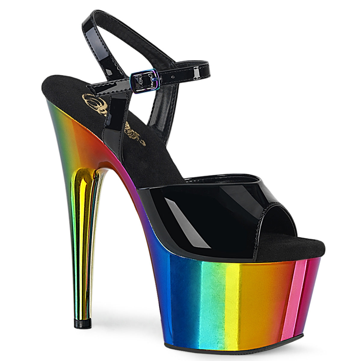 ADORE-709RC  Black Pat/Rainbow Chrome
