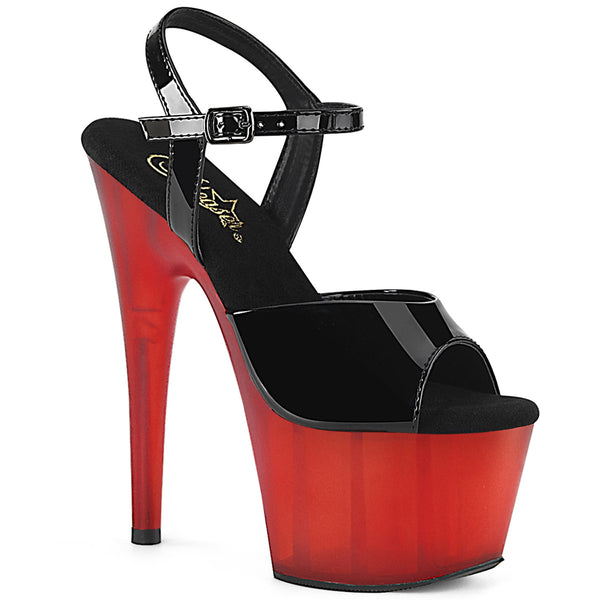 ADORE-709T  Black Patent/Frosted Red