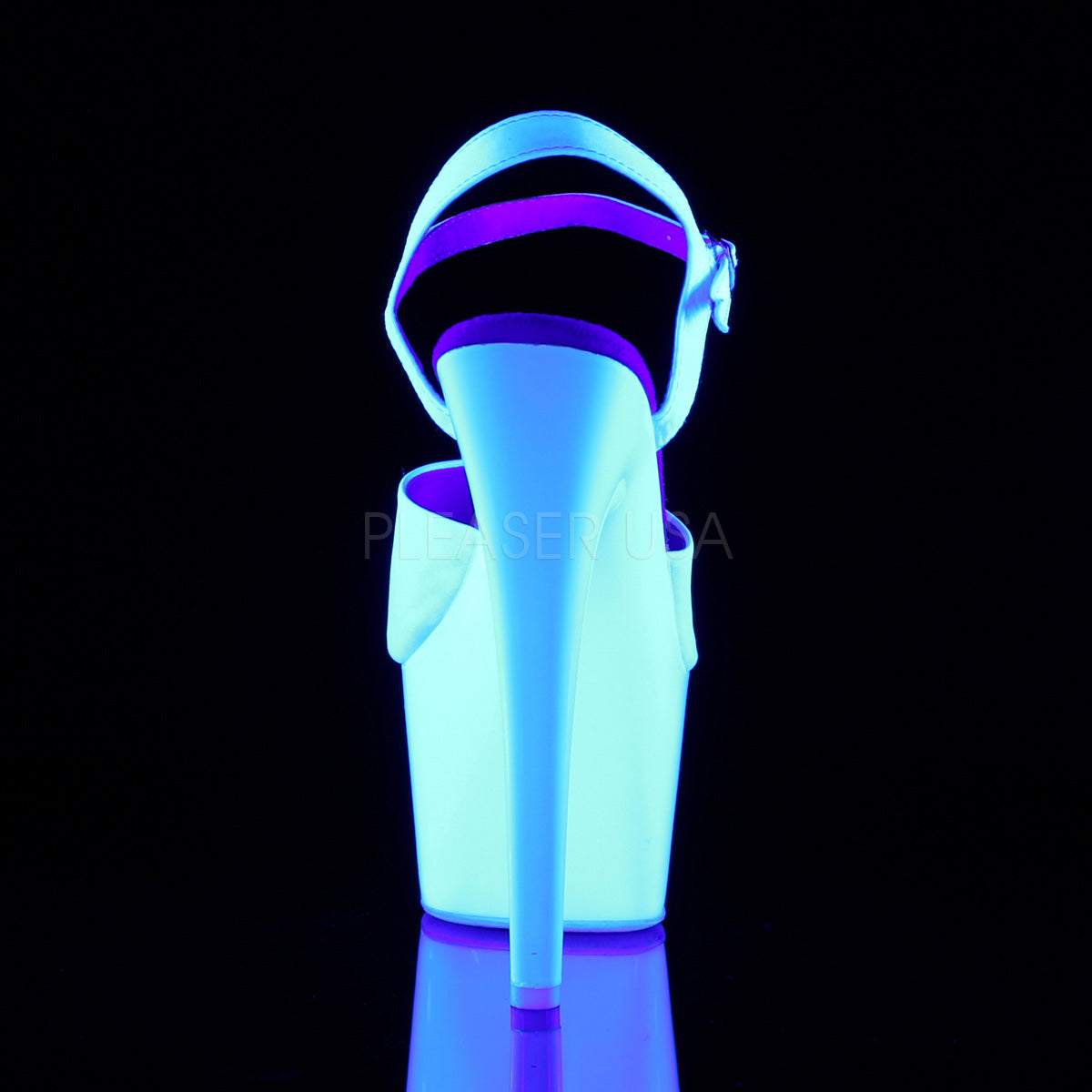 ADORE-709UV  White Satin/Neon White