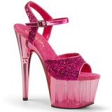 ADORE-710GT  Hot Pink Glitter/Pink Tinted
