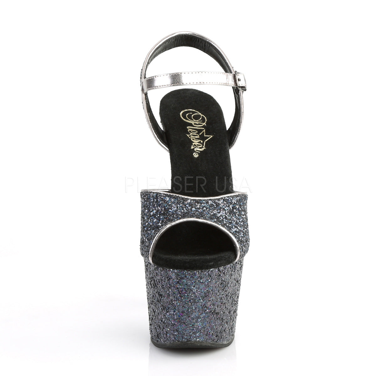 ADORE-710LG  Black Holo Glitter/Black Holo Glitter