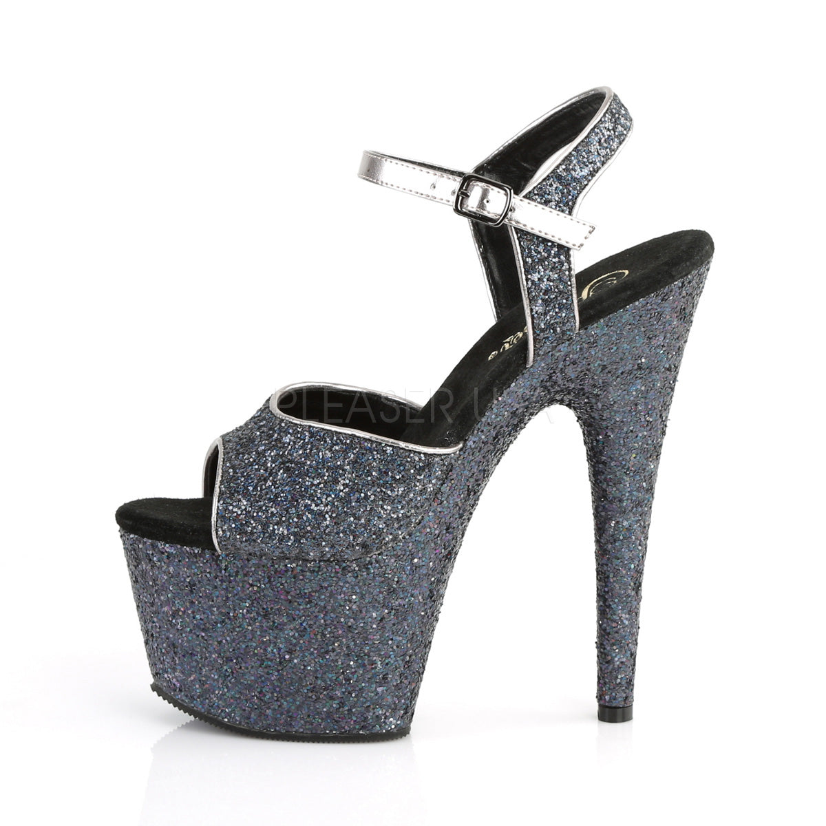 ADORE-710LG  Black Holo Glitter/Black Holo Glitter