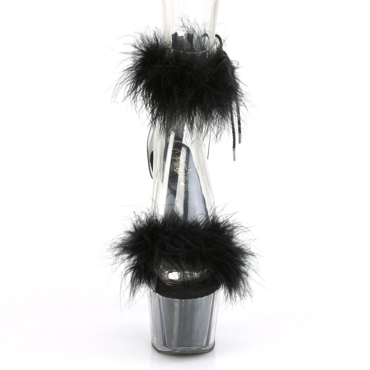 ADORE-724F  Clear-Black Fur/Black Fur