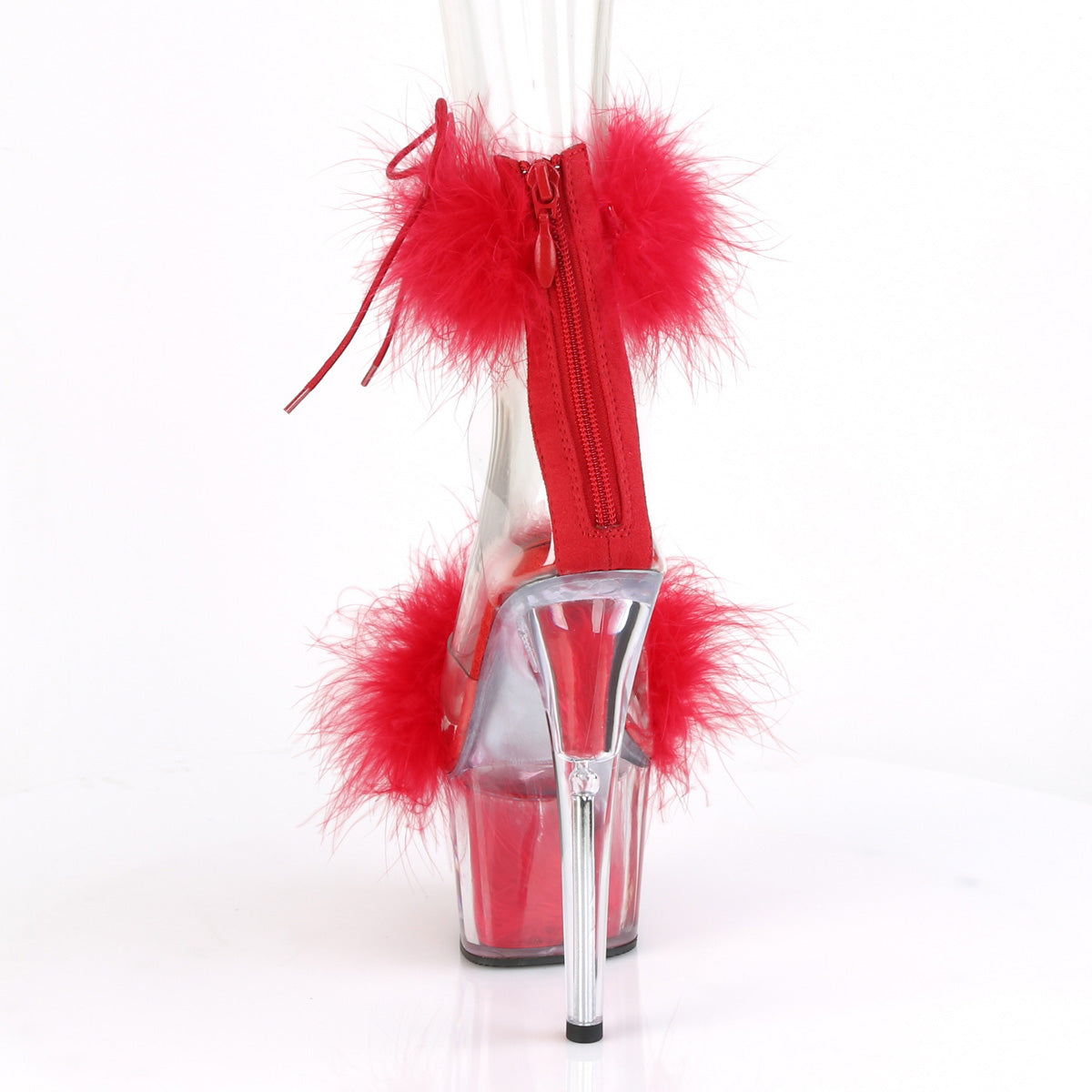 ADORE-724F  Clear-Red Fur/Red Fur