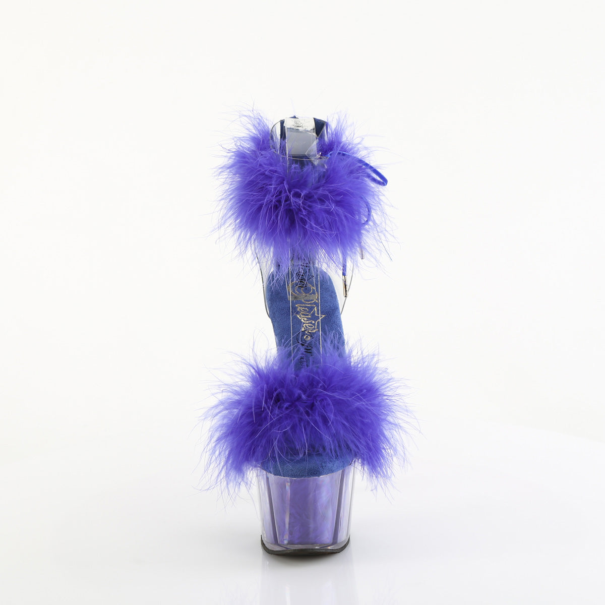 ADORE-724F  Clear-Royal Blue Fur/M