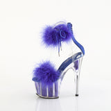 ADORE-724F  Clear-Royal Blue Fur/M