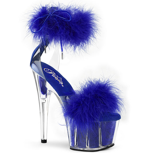 ADORE-724F  Clear-Royal Blue Fur/M